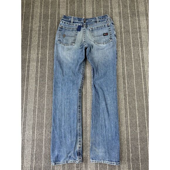 Ariat Other - Ariat FR Jeans Mens 32x36 Blue Denim M4 Flame Resistant Relaxed Boot Car 2 Worlk